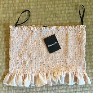 NWT Women's Forever 21 Peach Tube Top